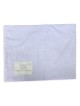 Personalized Embroidered Challah Cover - Blue Floral Pattern on White
